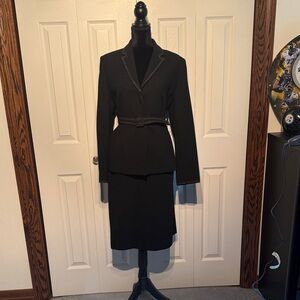 Ann Taylor Black Blazer with Satin Lining